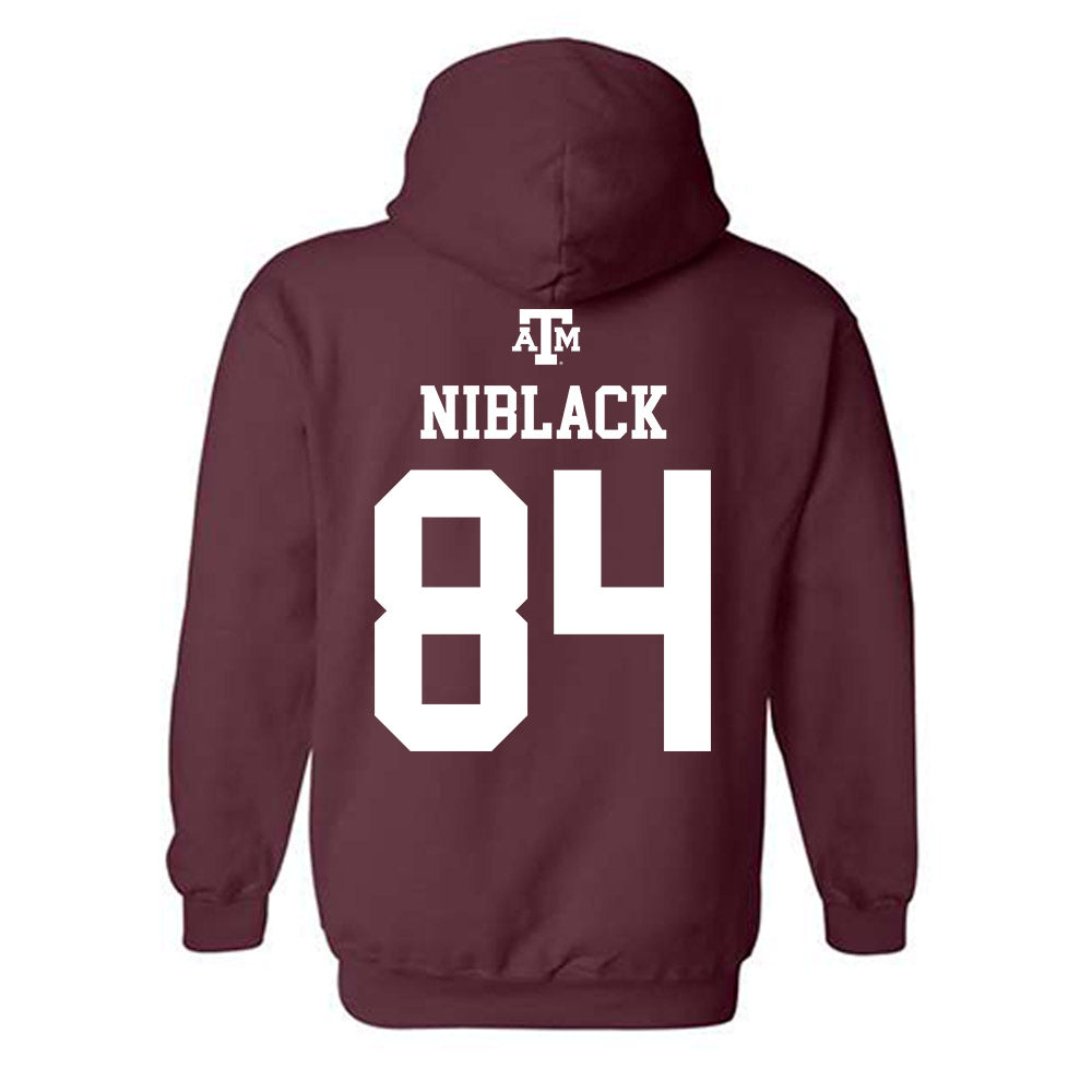 Texas A&M - NCAA Football : Amari Niblack - Maroon Out 2026 Hooded Sweatshirt-1
