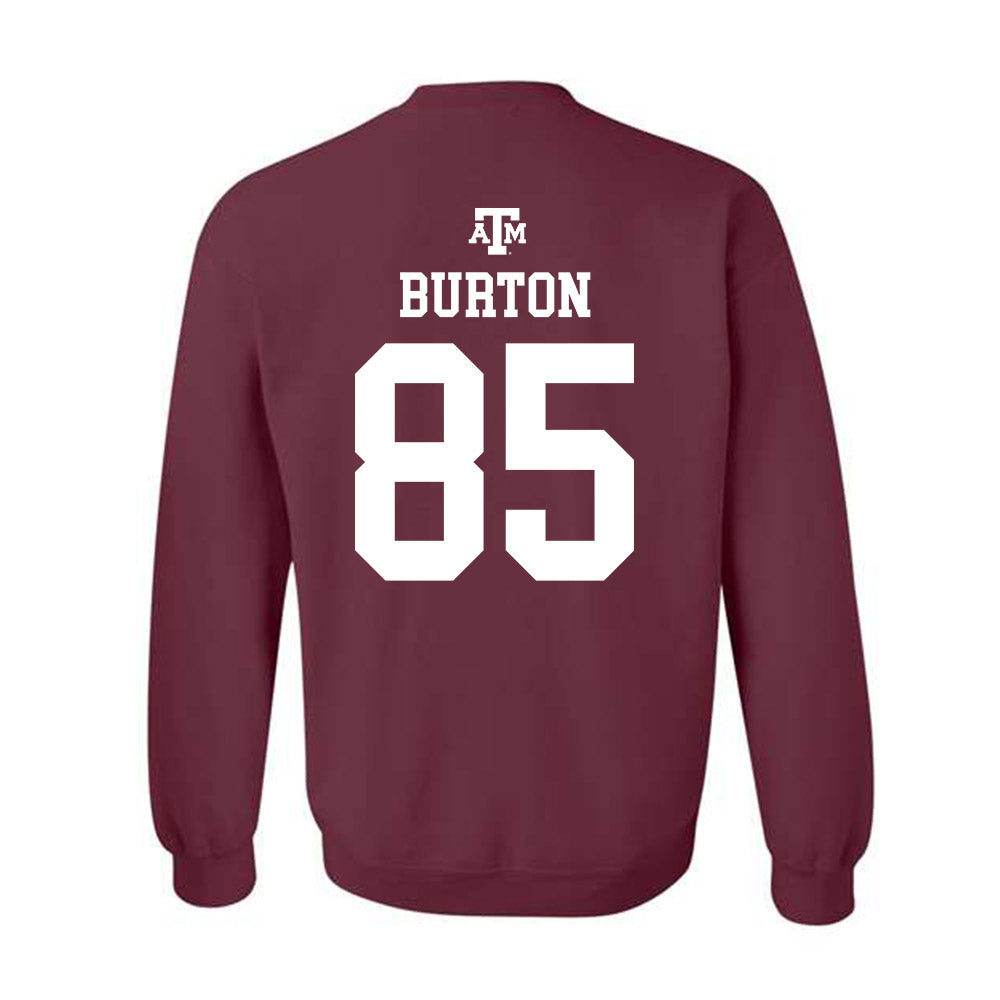 Texas A&M - NCAA Football : Chase Burton - Maroon Out 2026 Crewneck Sweatshirt-1