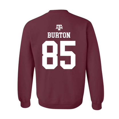Texas A&M - NCAA Football : Chase Burton - Maroon Out 2026 Crewneck Sweatshirt-1