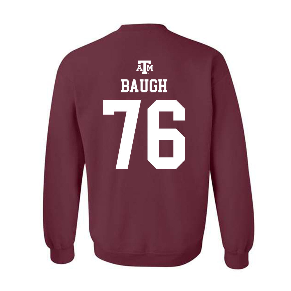 Texas A&M - NCAA Football : Trovon Baugh - Maroon Out 2026 Crewneck Sweatshirt-1