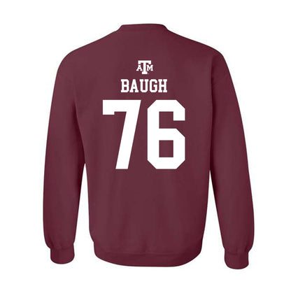 Texas A&M - NCAA Football : Trovon Baugh - Maroon Out 2026 Crewneck Sweatshirt-1