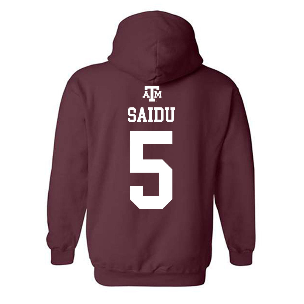 Texas A&M - NCAA Women's Basketball : Vanessa Saidu - Maroon Out 2026 Hooded Sweatshirt-1