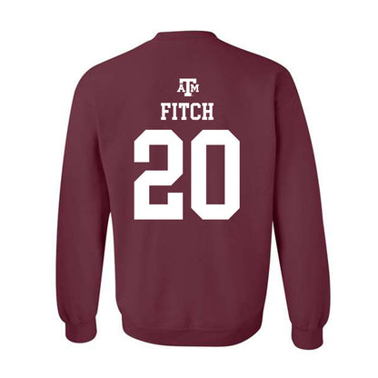 Texas A&M - NCAA Women's Volleyball : Megan Fitch - Maroon Out 2026 Crewneck Sweatshirt-1