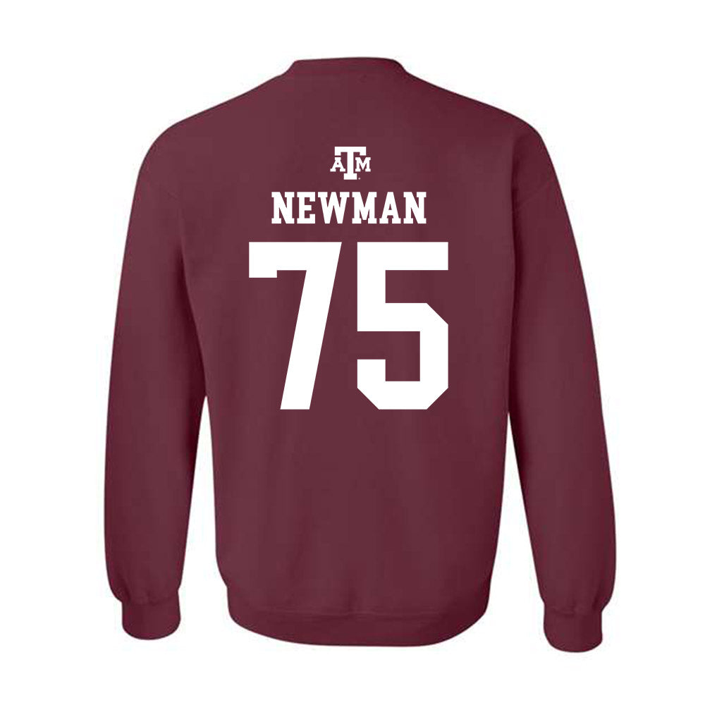 Texas A&M - NCAA Football : Jonte Newman - Maroon Out 2026 Crewneck Sweatshirt-1