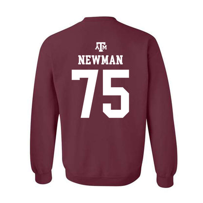 Texas A&M - NCAA Football : Jonte Newman - Maroon Out 2026 Crewneck Sweatshirt-1