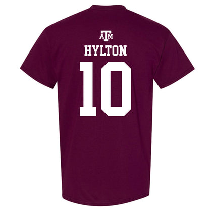 Texas A&M - NCAA Women's Basketball : Lemyah Hylton - Maroon Out 2026 T-Shirt-1