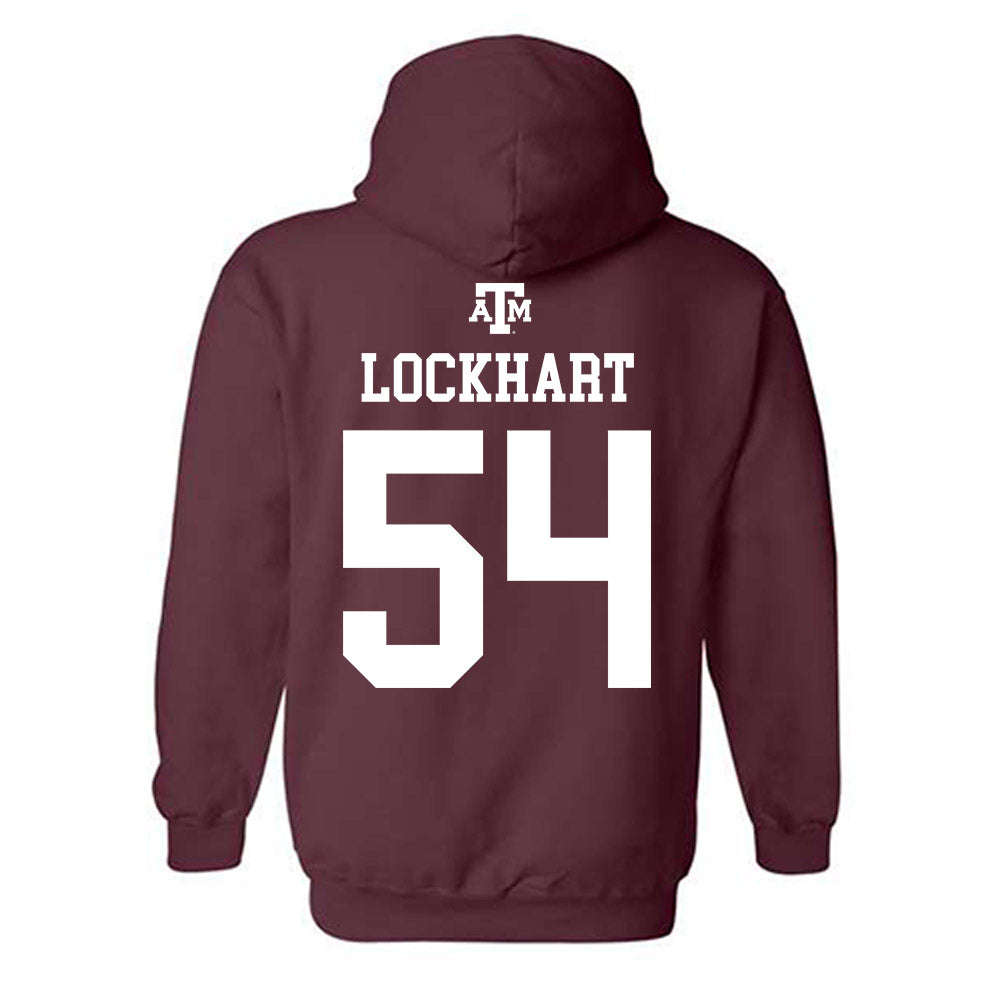 Texas A&M - NCAA Football : Jordan Lockhart - Maroon Out 2026 Hooded Sweatshirt-1