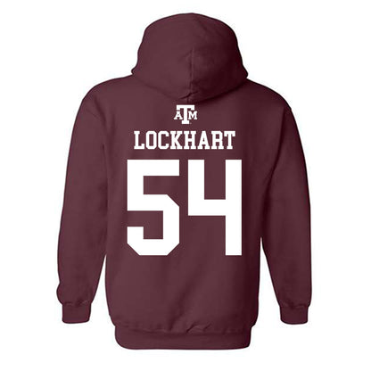Texas A&M - NCAA Football : Jordan Lockhart - Maroon Out 2026 Hooded Sweatshirt-1