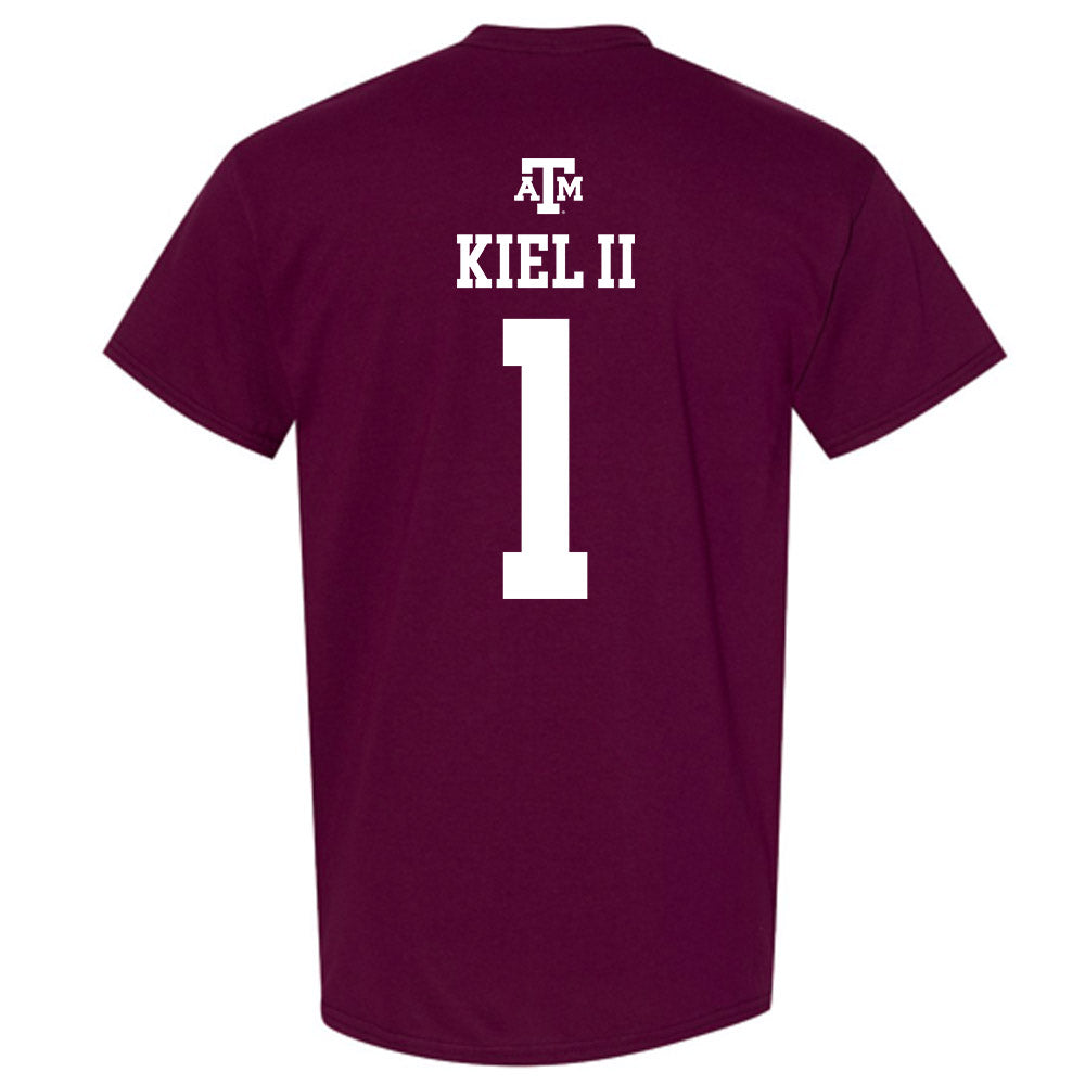 Texas A&M - NCAA Baseball : Terrence Kiel II - Maroon Out 2026 T-Shirt-1