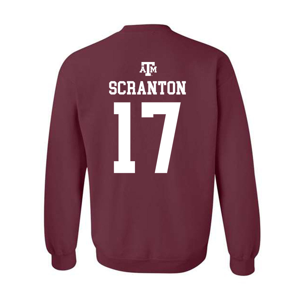Texas A&M - NCAA Women's Soccer : Mia Scranton - Maroon Out 2026 Crewneck Sweatshirt-1