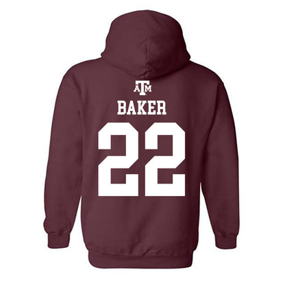 Texas A&M - NCAA Football : Carsyn Baker - Maroon Out 2026 Hooded Sweatshirt-1