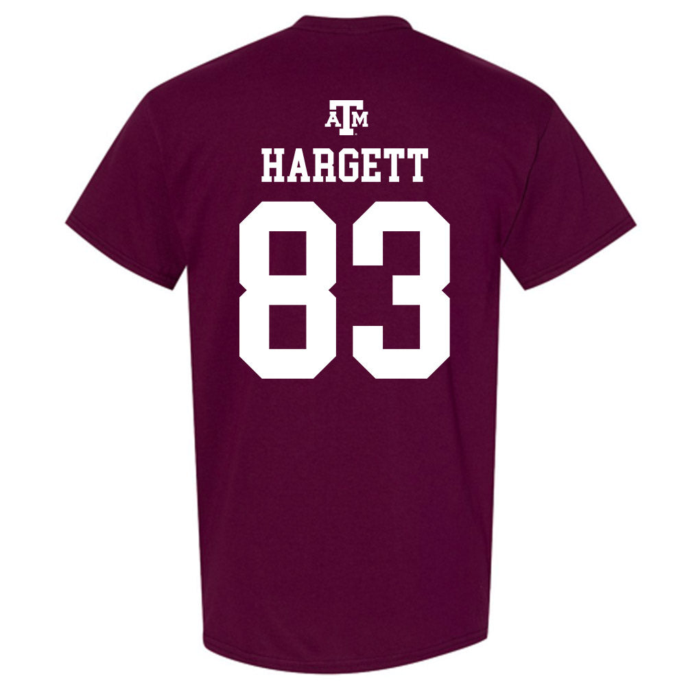 Texas A&M - NCAA Football : Will Hargett - Maroon Out 2026 T-Shirt-1