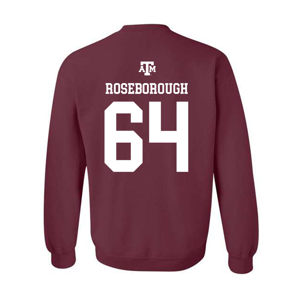Texas A&M - NCAA Football : Samuel Roseborough - Maroon Out 2026 Crewneck Sweatshirt-1