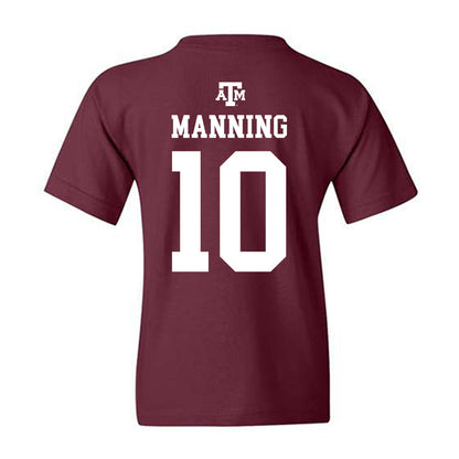 Texas A&M - NCAA Women's Volleyball : Margot Manning - Maroon Out 2026 Youth T-Shirt-1