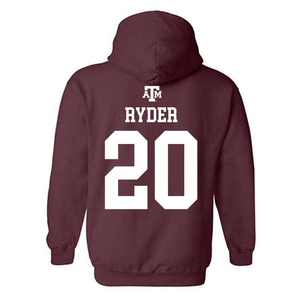 Texas A&M - NCAA Football : Johnny Ryder - Maroon Out 2026 Hooded Sweatshirt-1