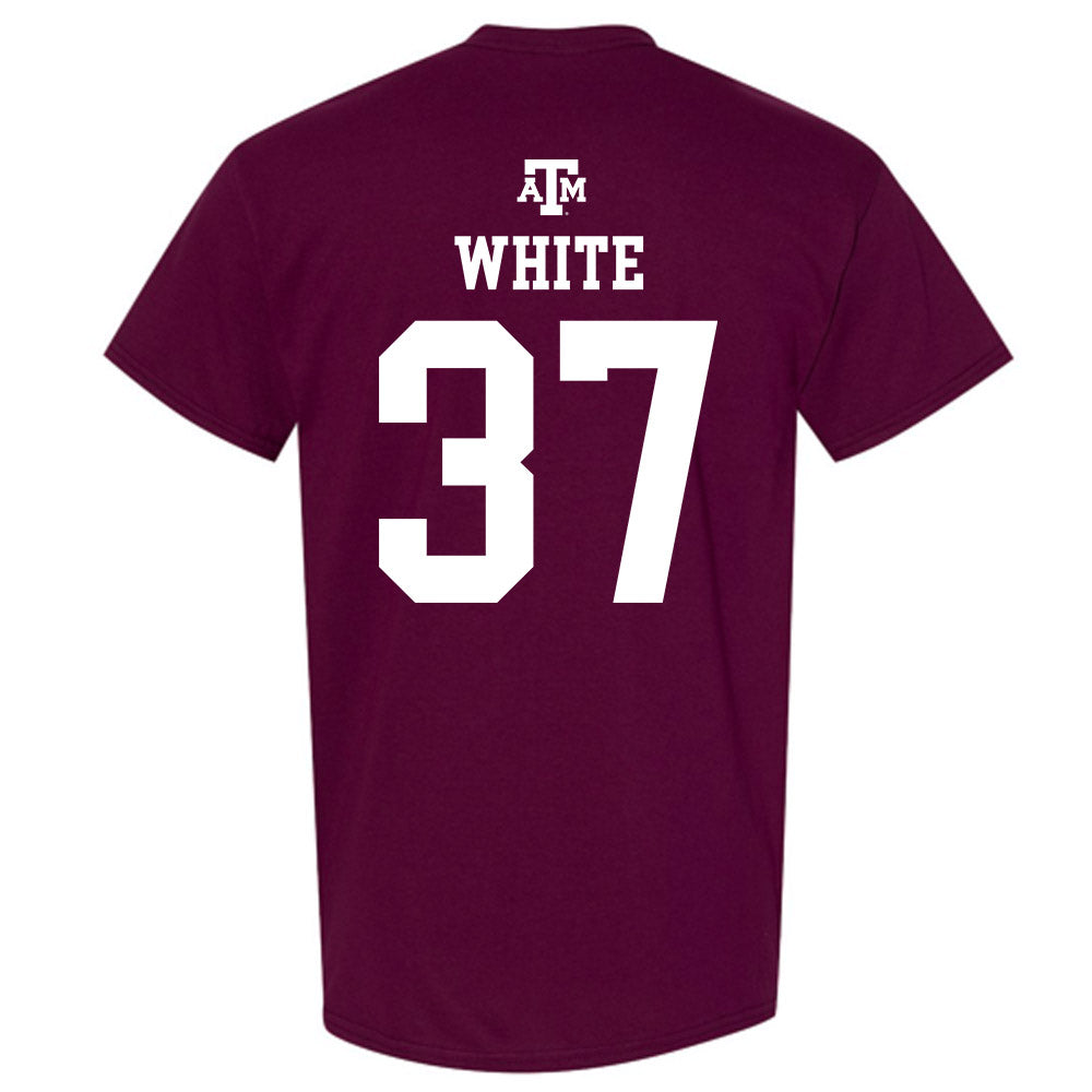 Texas A&M - NCAA Football : Tyler White - Maroon Out 2026 T-Shirt-1