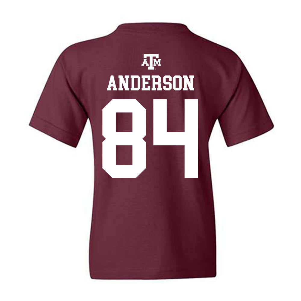 Texas A&M - NCAA Football : Richie Anderson - Maroon Out 2026 Youth T-Shirt-1