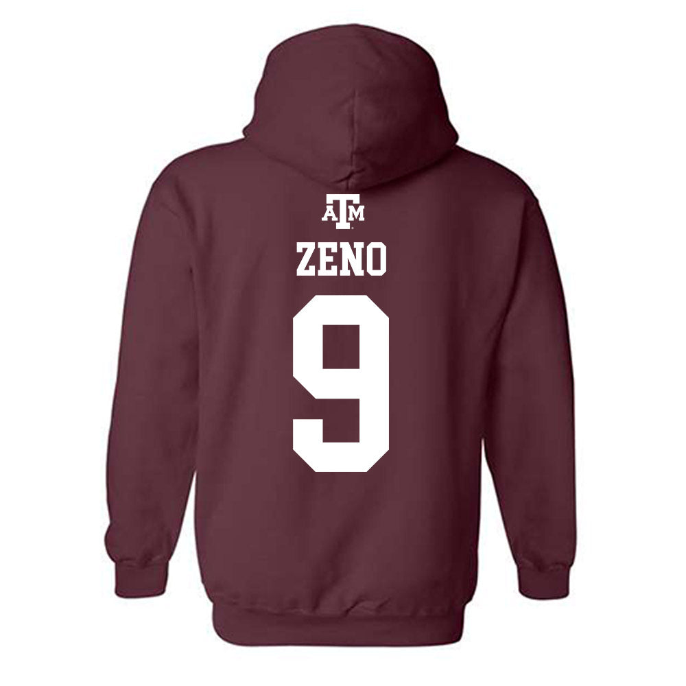 Texas A&M - NCAA Football : Jacob Zeno - Maroon Out 2026 Hooded Sweatshirt-1