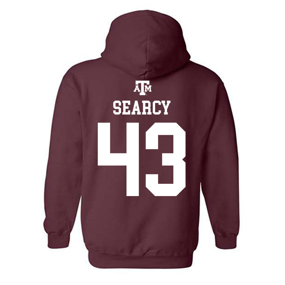 Texas A&M - NCAA Football : Jeremiah Searcy - Maroon Out 2026 Hooded Sweatshirt-1