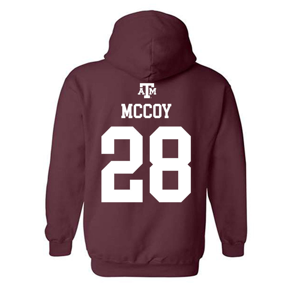 Texas A&M - NCAA Baseball : Caden McCoy - Maroon Out 2026 Hooded Sweatshirt-1