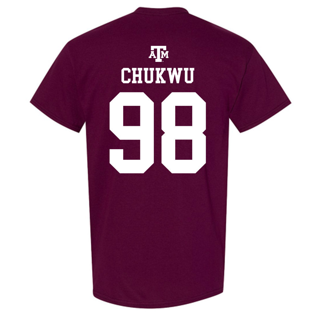 Texas A&M - NCAA Football : Jesse Chukwu - Maroon Out 2026 T-Shirt-1
