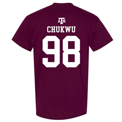 Texas A&M - NCAA Football : Jesse Chukwu - Maroon Out 2026 T-Shirt-1
