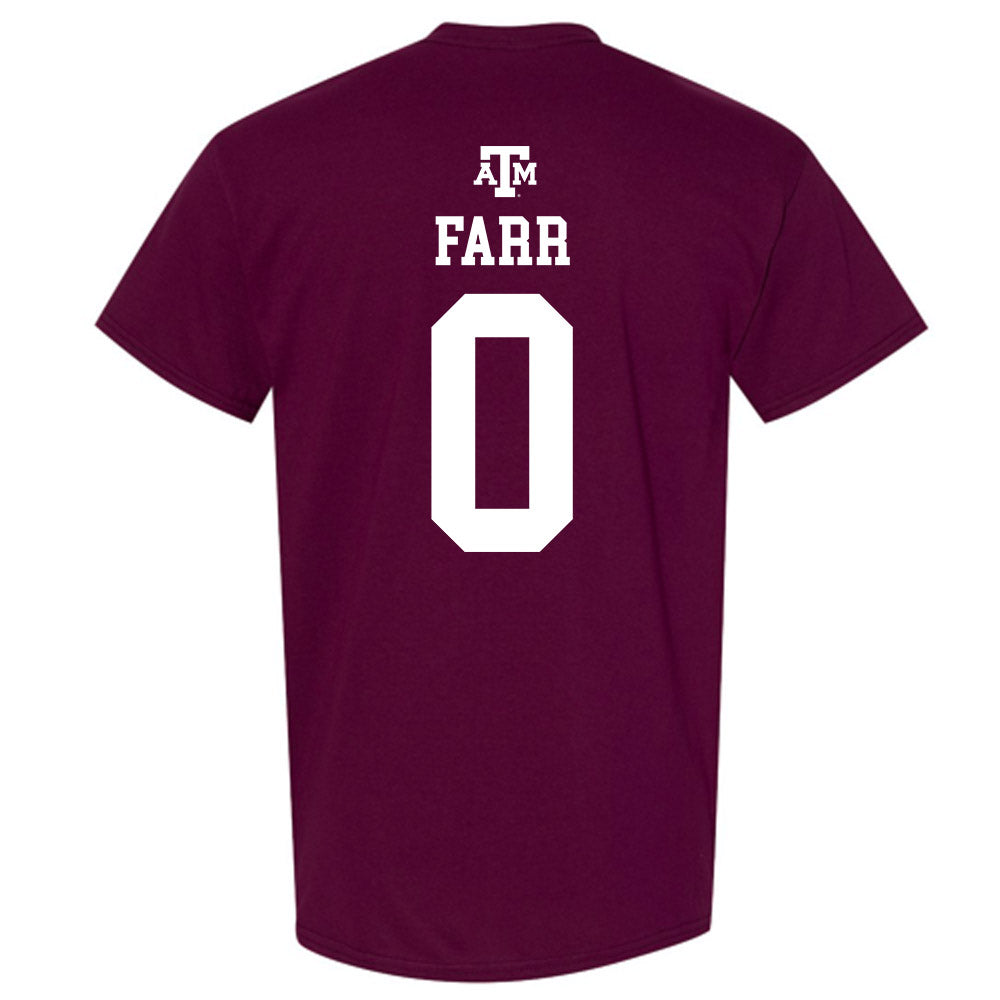 Texas A&M - NCAA Baseball : Sawyer Farr - Maroon Out 2026 T-Shirt-1