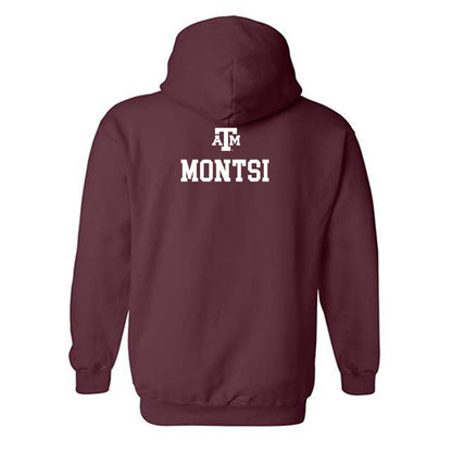 Texas A&M - NCAA Men's Tennis : Kholo Montsi - Maroon Out 2026 Hooded Sweatshirt-1