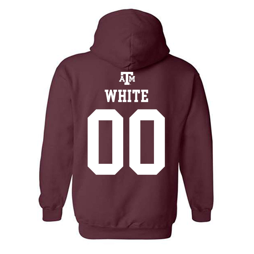 Texas A&M - NCAA Softball : Piper White - Maroon Out 2026 Hooded Sweatshirt-1