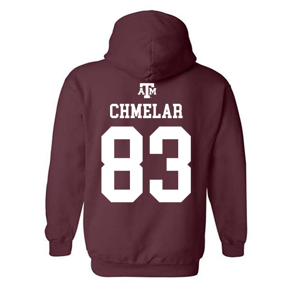 Texas A&M - NCAA Football : Colton Chmelar - Maroon Out 2026 Hooded Sweatshirt-1