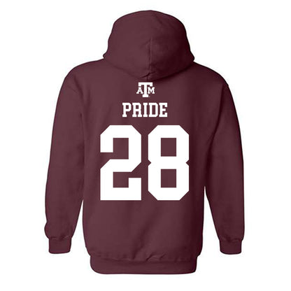 Texas A&M - NCAA Football : Jordan Pride - Maroon Out 2026 Hooded Sweatshirt-1