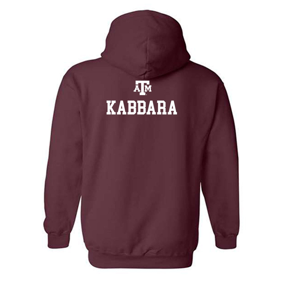 Texas A&M - NCAA Men's Swimming & Diving : Munzer Kabbara - Maroon Out 2026 Hooded Sweatshirt-1
