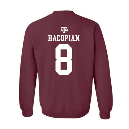 Texas A&M - NCAA Baseball : Christopher Hacopian - Maroon Out 2026 Crewneck Sweatshirt-1