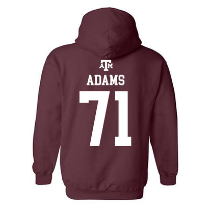 Texas A&M - NCAA Football : Tyree Adams - Maroon Out 2026 Hooded Sweatshirt-1