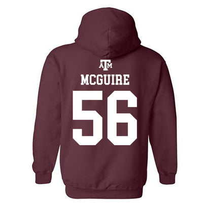 Texas A&M - NCAA Football : Nelson Mcguire - Maroon Out 2026 Hooded Sweatshirt-1