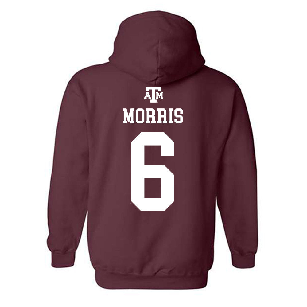Texas A&M - NCAA Women's Volleyball : Taryn Morris - Maroon Out 2026 Hooded Sweatshirt-1