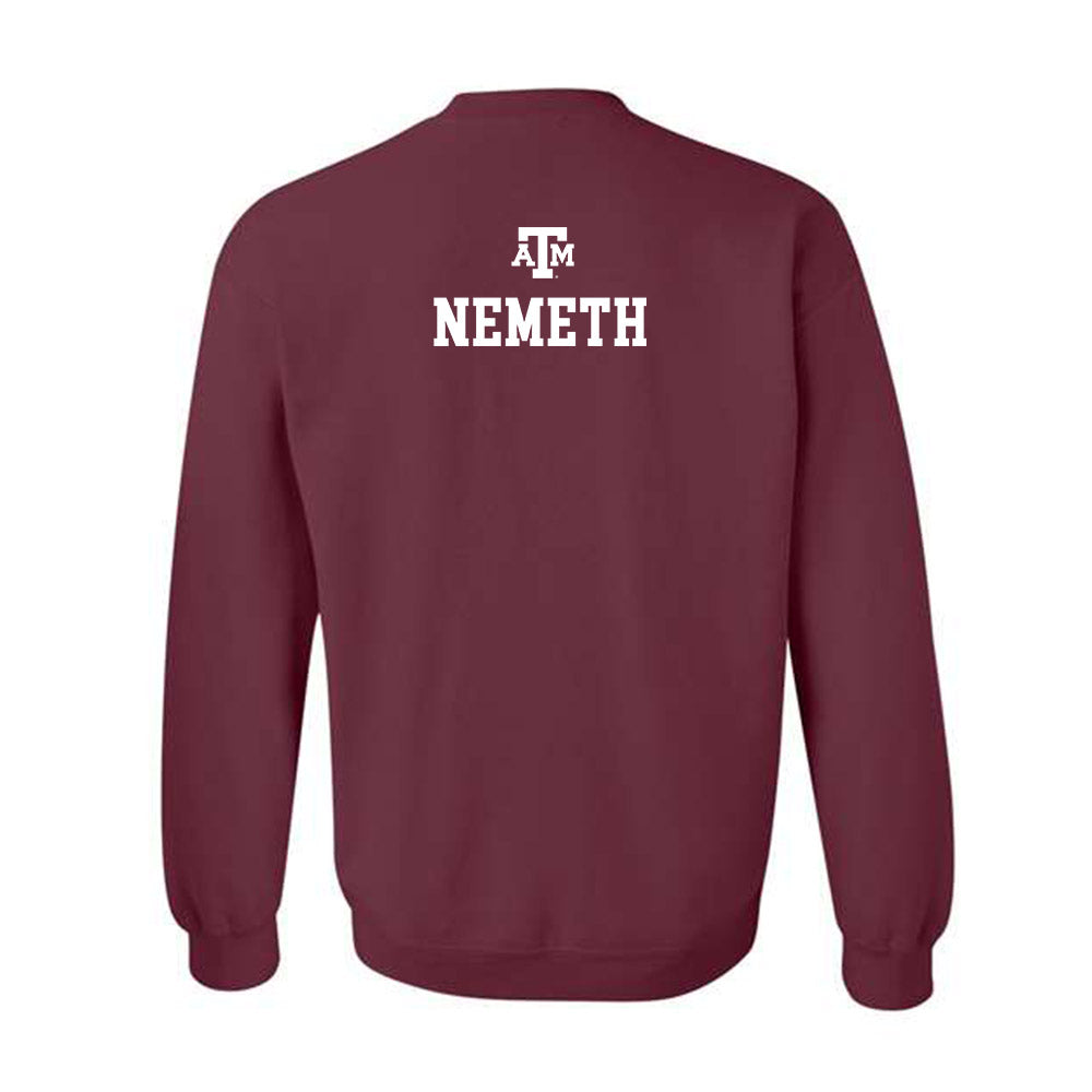 Texas A&M - NCAA Equestrian : Clara Nemeth - Maroon Out 2026 Crewneck Sweatshirt-1