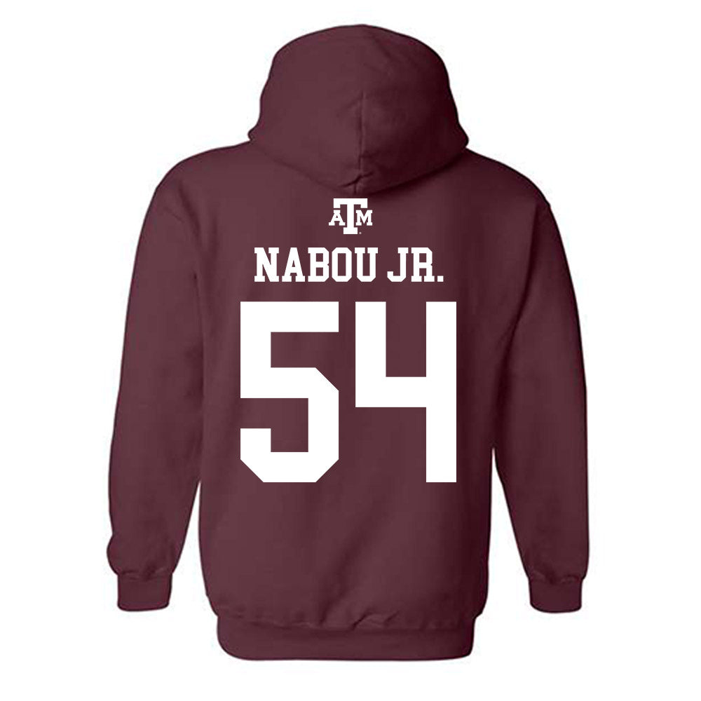 Texas A&M - NCAA Football : Mark Nabou Jr. - Maroon Out 2026 Hooded Sweatshirt-1