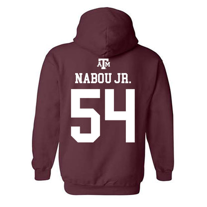Texas A&M - NCAA Football : Mark Nabou Jr. - Maroon Out 2026 Hooded Sweatshirt-1