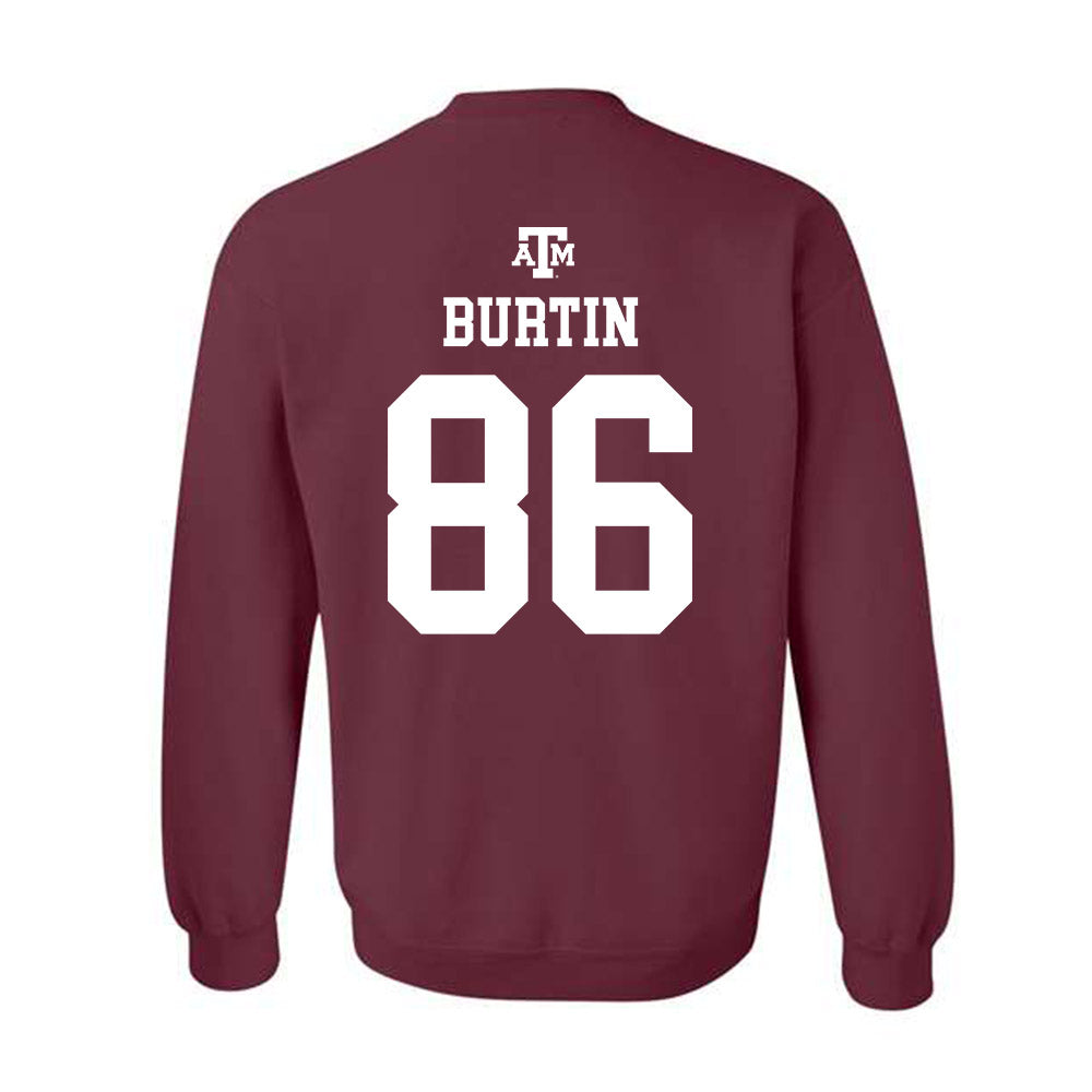 Texas A&M - NCAA Football : Ryan Burtin - Maroon Out 2026 Crewneck Sweatshirt-1