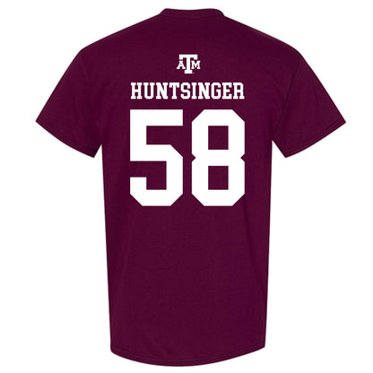 Texas A&M - NCAA Football : William Huntsinger - Maroon Out 2026 T-Shirt-1