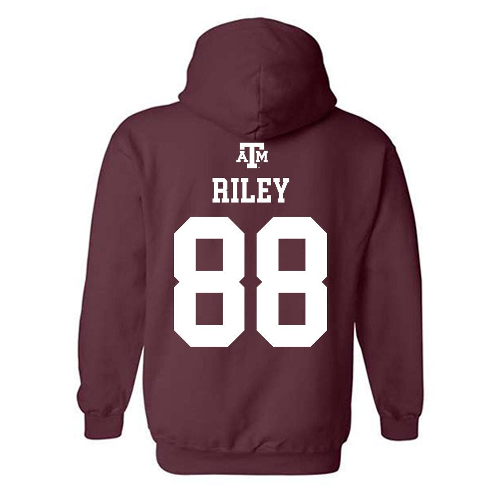 Texas A&M - NCAA Football : Micah Riley - Maroon Out 2026 Hooded Sweatshirt-1
