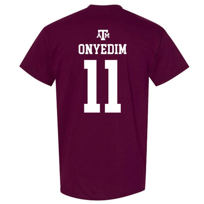 Texas A&M - NCAA Football : Tyler Onyedim - Maroon Out 2026 T-Shirt-1
