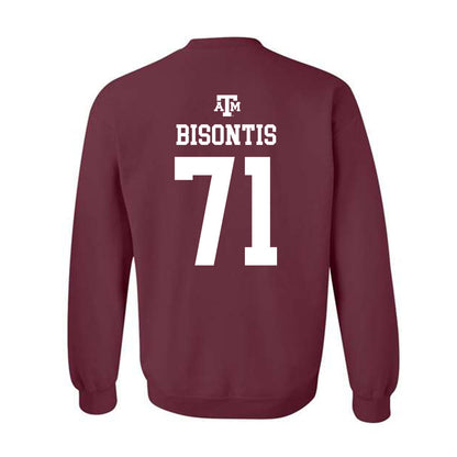 Texas A&M - NCAA Football : Chase Bisontis - Maroon Out 2026 Crewneck Sweatshirt-1
