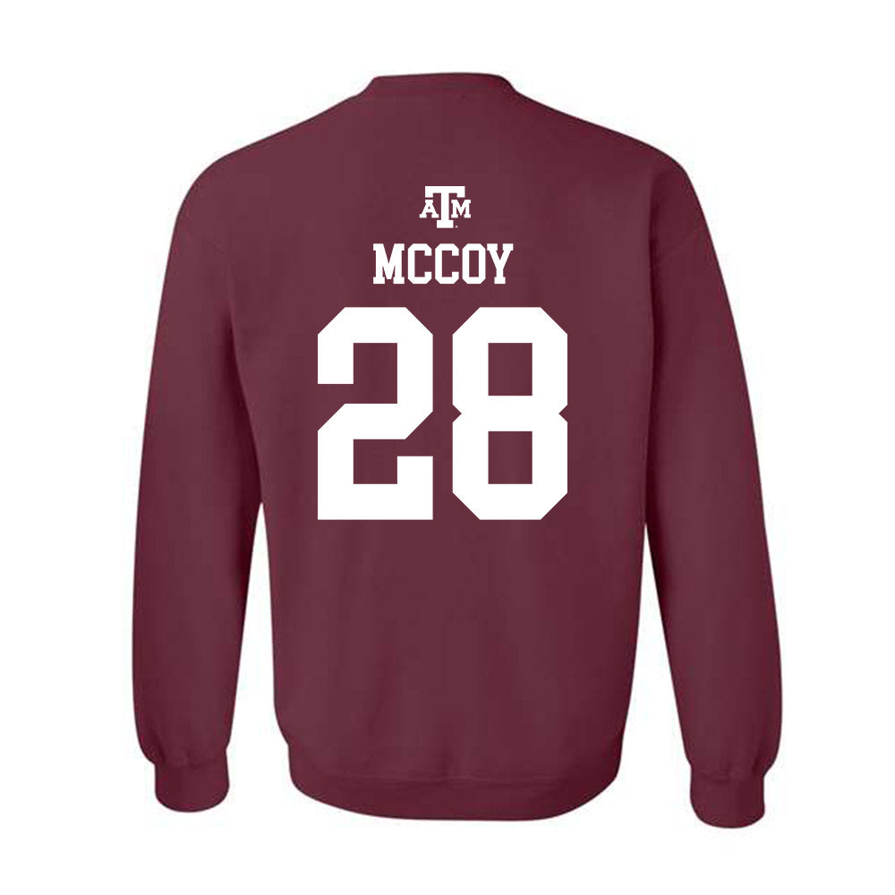 Texas A&M - NCAA Baseball : Caden McCoy - Maroon Out 2026 Crewneck Sweatshirt-1