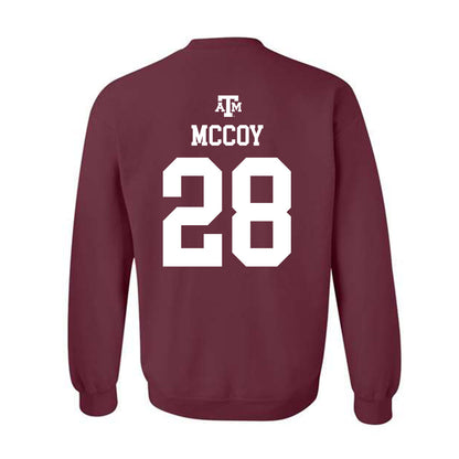 Texas A&M - NCAA Baseball : Caden McCoy - Maroon Out 2026 Crewneck Sweatshirt-1
