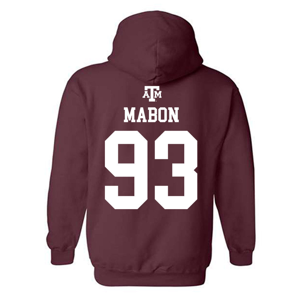 Texas A&M - NCAA Football : Nathan Mabon - Maroon Out 2026 Hooded Sweatshirt-1