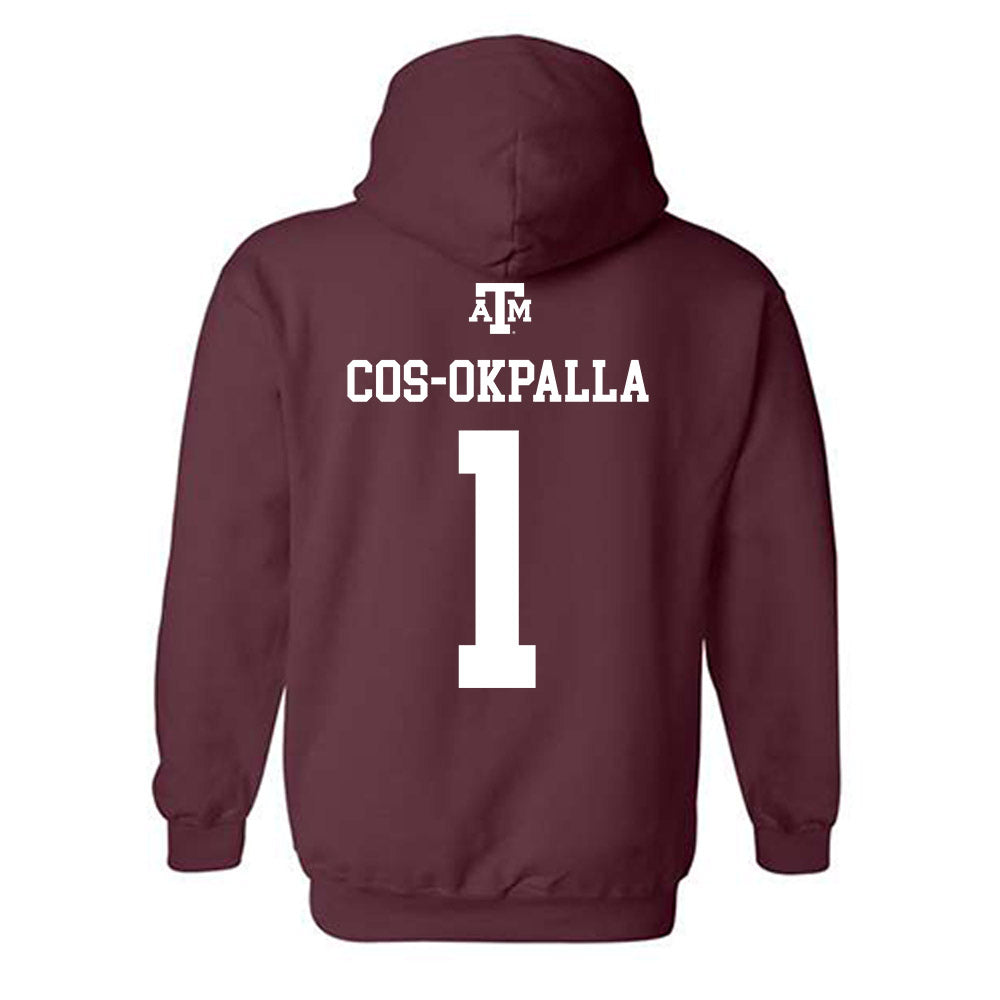 Texas A&M - NCAA Women's Volleyball : Ifenna Cos-Okpalla - Maroon Out 2026 Hooded Sweatshirt-1