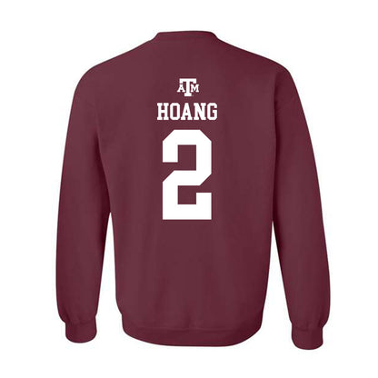 Texas A&M - NCAA Women's Soccer : Emma Hoang - Maroon Out 2026 Crewneck Sweatshirt-1