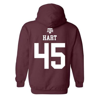 Texas A&M - NCAA Baseball : Chandler Hart - Maroon Out 2026 Hooded Sweatshirt-1